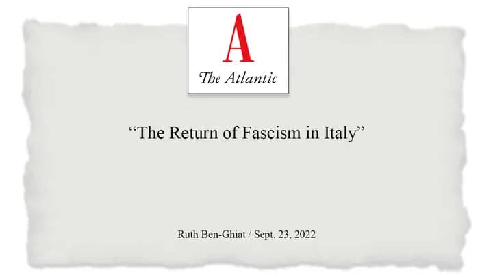 Fascism Atlantic